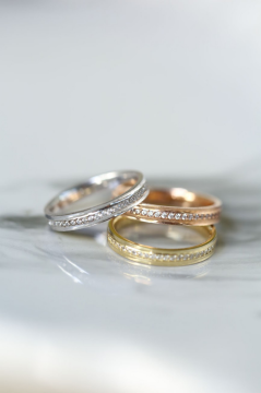 3 mm Tamtur Su Yolu Rose Altın Alyans