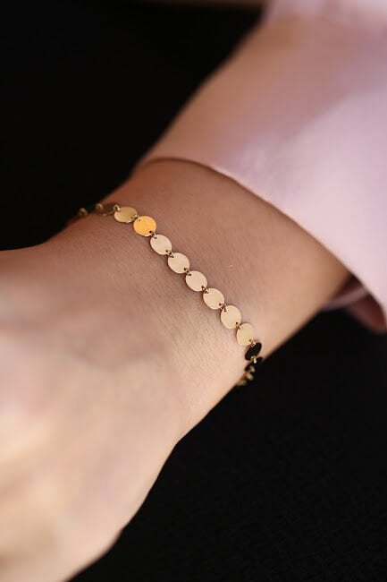 Pullu Altın Bileklik