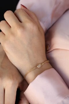 Halat Altın Bileklik