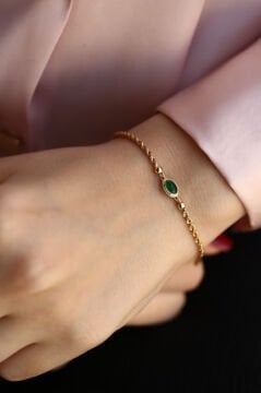 Halat Altın Bileklik