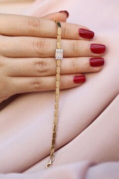 Baget Altın Bileklik