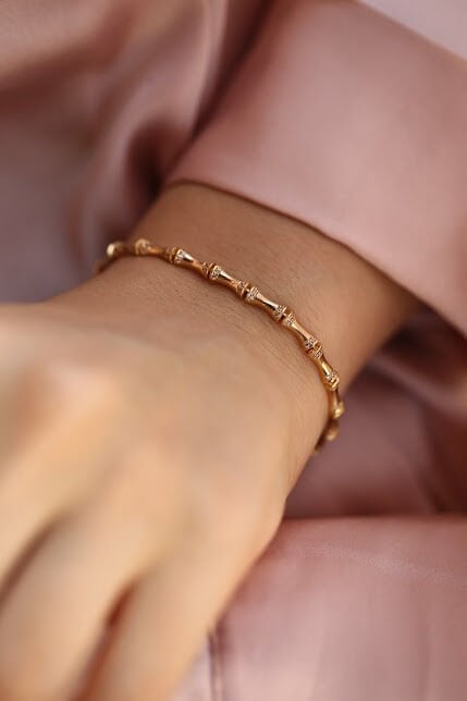 Kemik Altın Bileklik