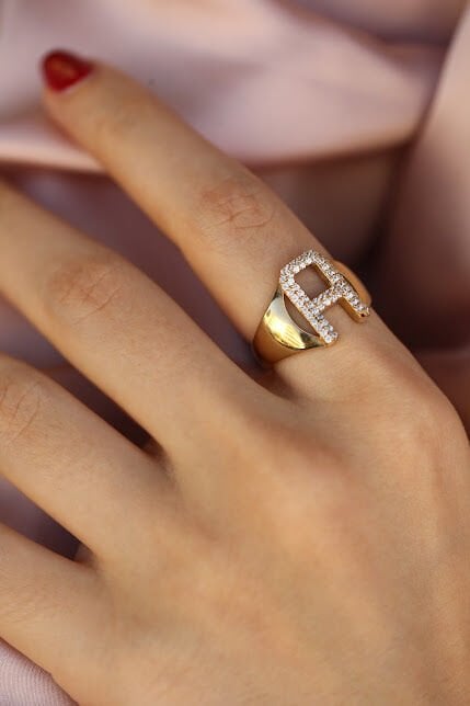 Harfli Altın Bileklik