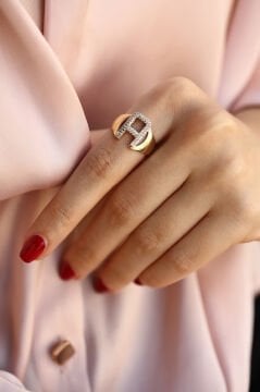 Harfli Altın Bileklik