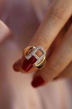 Harfli Altın Bileklik