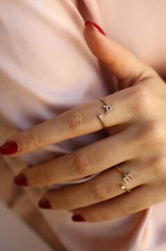 Harfli Altın Yüzük