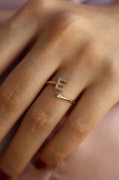 Harfli Altın Yüzük