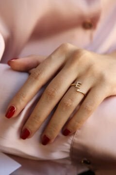 Harfli Altın Yüzük