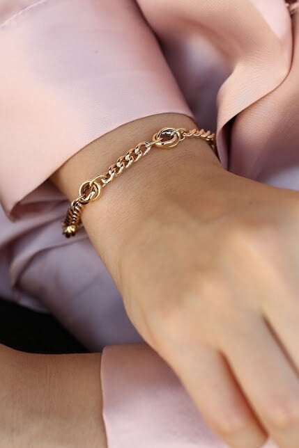 Halkalı İtalyan Altın Bileklik