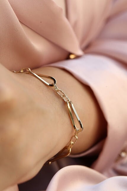 İtalyan Halka Altın Bileklik