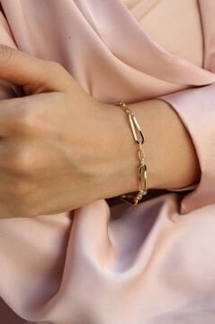 İtalyan Halka Altın Bileklik