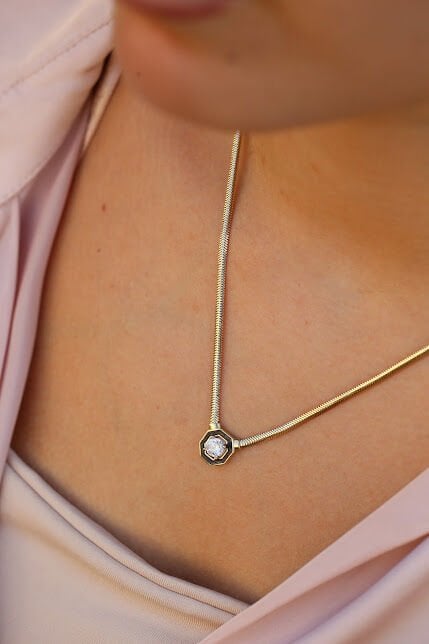 Çağla Altın Kolye