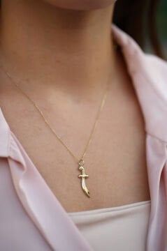 Zülfikar Altın Kolye