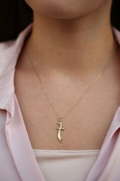 Zülfikar Altın Kolye