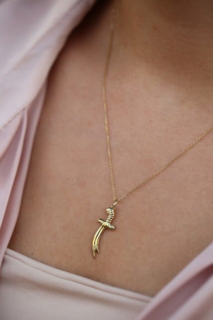 Zülfikar Altın Kolye