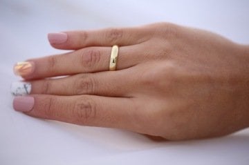 4 mm Klasik Düz Alyans